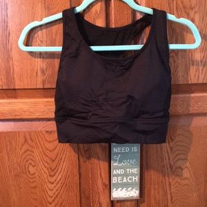 Black Sports Bra